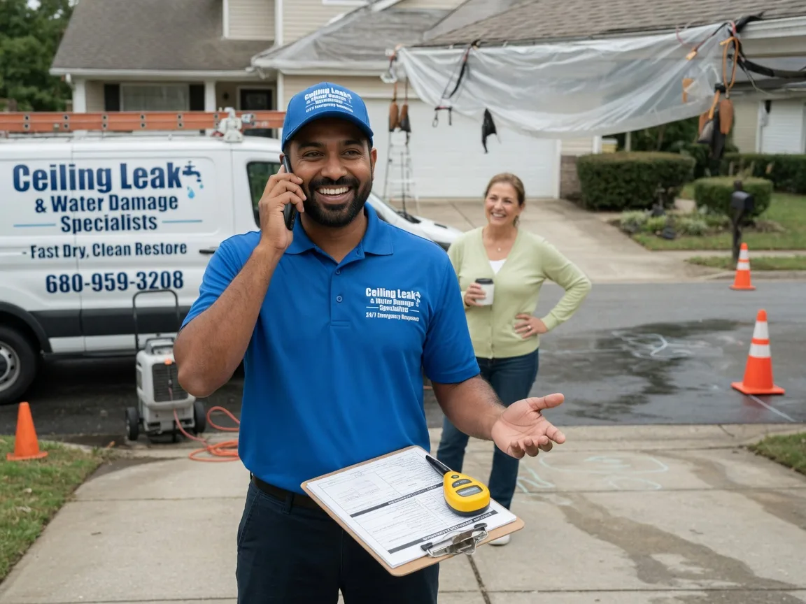 Ceiling Leak Cleanup Chilton, WI FAQs